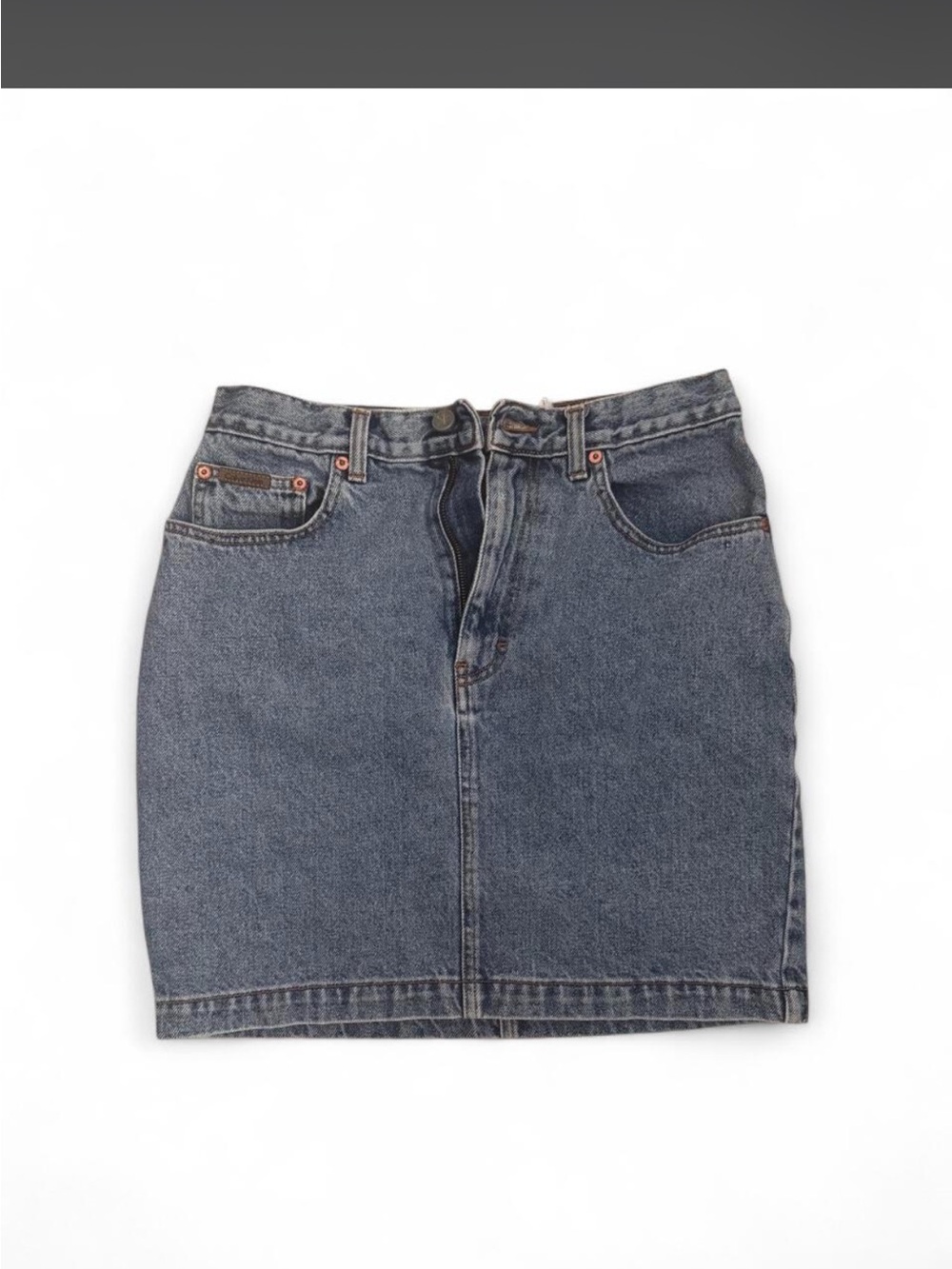 Vintage Calvin Klein Denim High waisted Mini Skirt